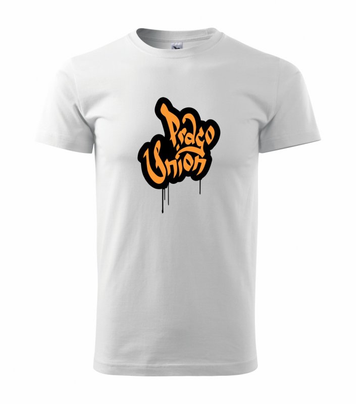 Triko Prago Union bílé orange logo | Fanshop Prago Union